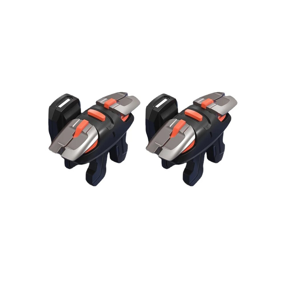 1Pair 4/6 Alloy Finger Mobile Phone Game Trigger For Pubg Aim Shooting L1 R1 Alloy Key Button For Gamepad Controller 6 Saudism