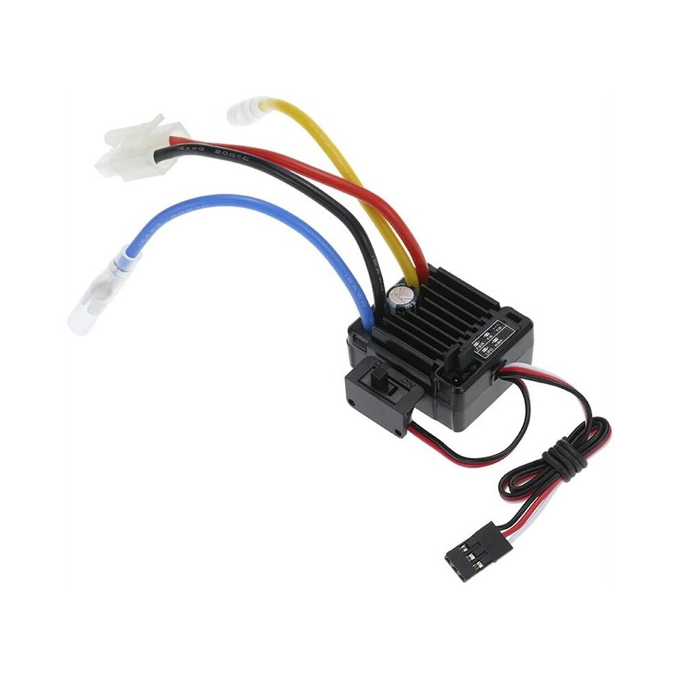 1Pc Brushed 2S-3S 60A Esc 1060 Brushed Esc, 60A Fully Waterproof Esc Rtr, Scx10 Crawler Model Car/Boat Model Brushed Esc 4713422653292