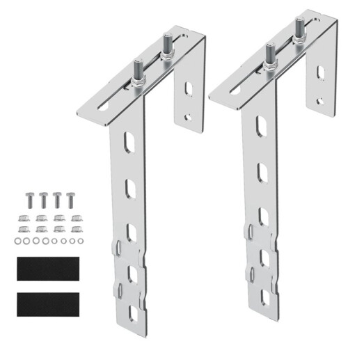 Solar Panel Bracket Hook Adjustable Photovoltaic Panel Mounting Hook for Balcony PV System Installation