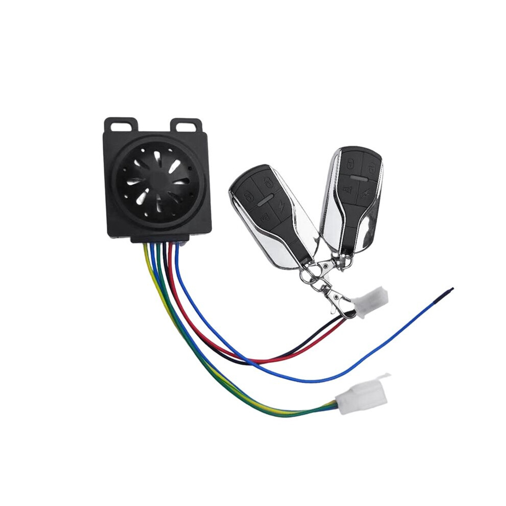 36V-72V E-Bike Alarm Scooter Security Dual Remote Control Detector Alarm Anti Lost Remote Control Detector Alarm 4712283505153