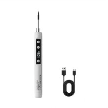Fer à Souder Portable USB avec Affichage Numérique, Chauffage Rapide, Kit de Réparation et de Soudage à Domicile, Blanc