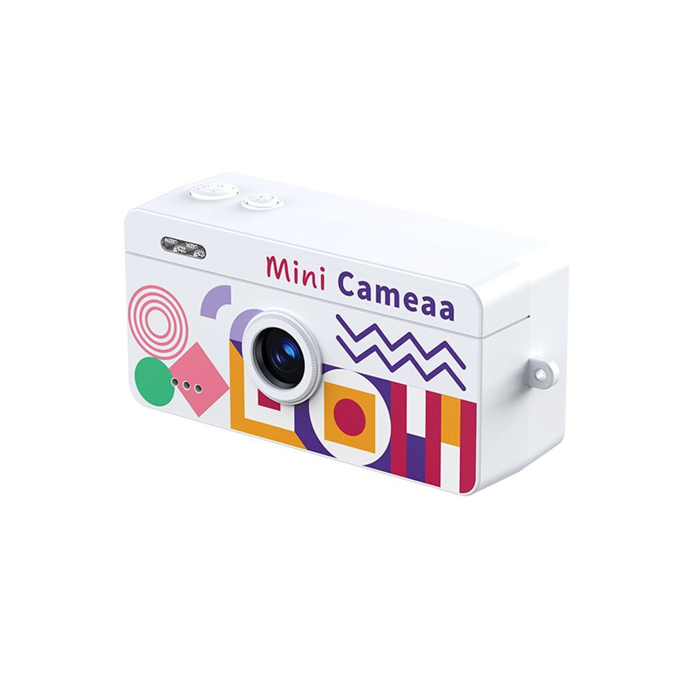 M9 Thumb Keychain Camera 1080P Action Camera Retro Small Camcorder Video Recorder Camera White 6033360444201
