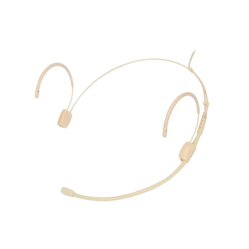 4 Pin Electret Condenser Headband Headset Microphone 3.5Mm Wired Double Earhook Headworn Mic 4 Pin Xlr Plug 6032129689730