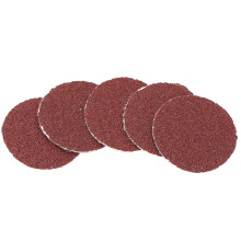 200Pcs 1in Red Alumina Sandpaper Discs Grit 400 for Car, Wood, Metal