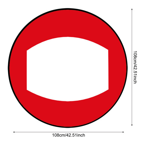 (Red 108x108cm) Kayak Canoe Sail Kit - 42\" Downwind Paddle