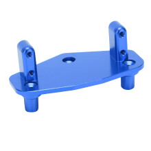 Aluminiumlegierungs-Servoaufnahme für Lenkung für 1/8 RC-Car Blau