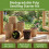 (8cm x 60 Pulp Pots 60 Labels) 3.1/4\" Biodegradable Seedling Pots - 60Pcs 1