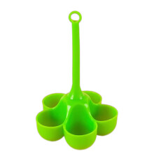 (Green) Silicone Egg Holder & Poacher, Perfect Gift (50)