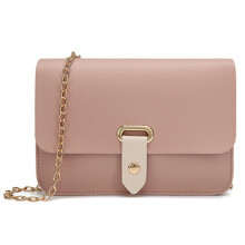 Sac à Main de Mode pour Femmes Sac de Plage de Style CoréEn Sac à BandoulièRe pour Femmes Petit Sac à Rabat Rose