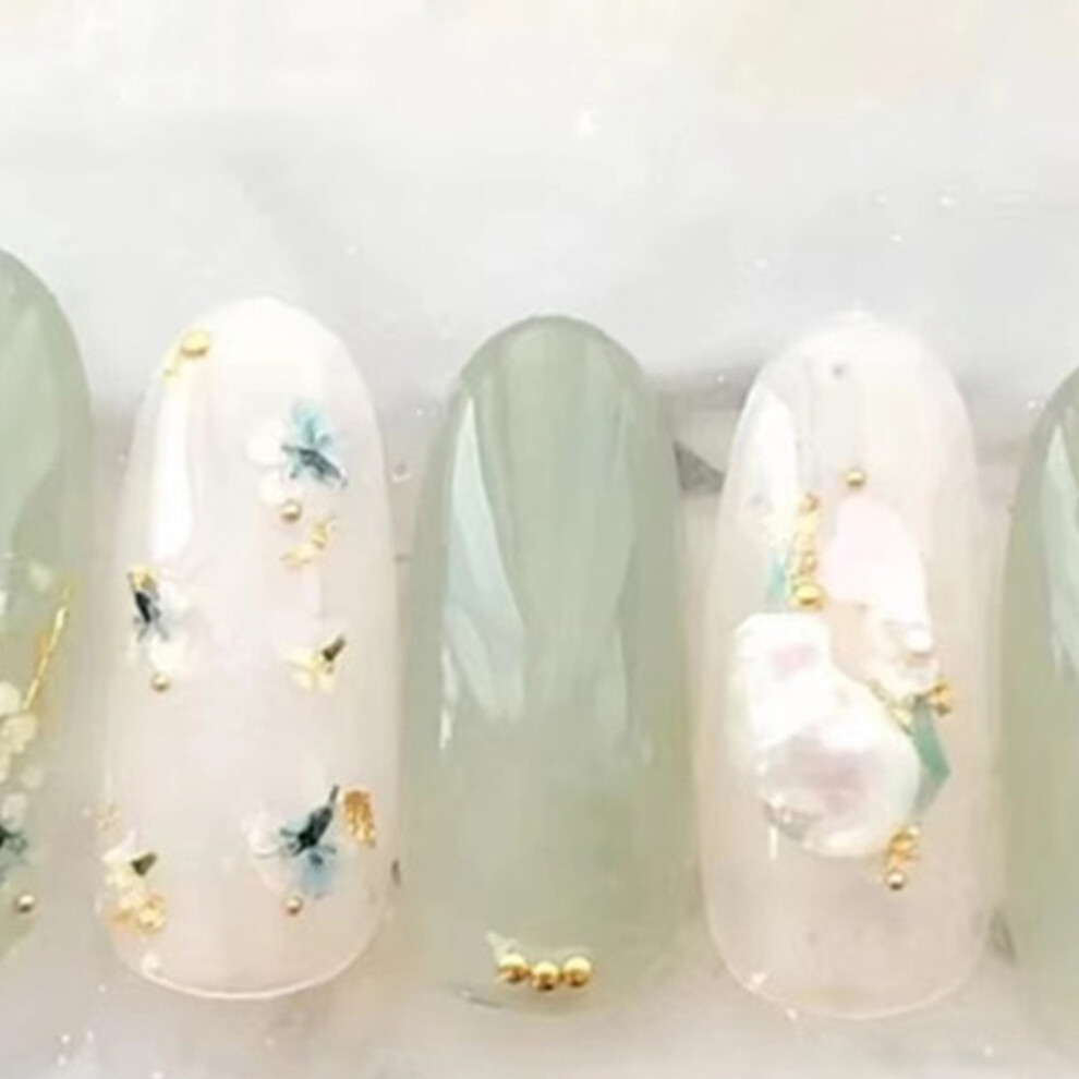 Roc-Electron (Ccl444) Semi-Cured Gel Nail Stickers For Diy Manicure