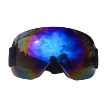 (Blue) Windproof Anti-Fog Ski Goggles for Adults