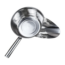 Schnellabfüllgerät aus Edelstahl für Pommes frites, tragbarer gewerblicher Pommes-frites-Abfüller, 16 cm links