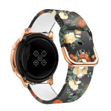Yhteensopiva Samsung Galaxy Watch Activen kanssa, pehmeät silikoniset urheilurannekehihnat, naisten rannekehihnat