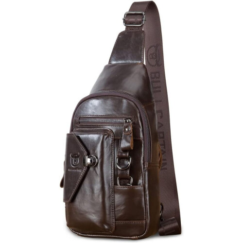 Vintage Leder-Umhängetasche für Herren