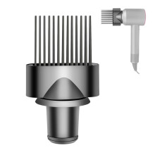 Wide Tooth Comb Attachment compatible with Dyson Supersonic Hair Dryer,Gray