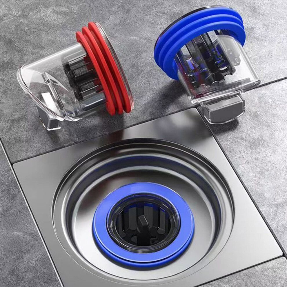 Odor Proof Floor Drain Anti-Overflow One Way Valve Seal Sewer Drain Cover Easy Install Bathroom Drain Core For Backflow Prevention And Odor Control 9028731216249