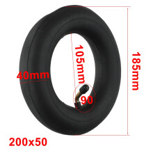 200X50 Innerslange8X2 Oppblåsbart kamera med bøyd ventil for mini elektrisk scooterdekk Biltilbehør2 0 2 4 Innerslange