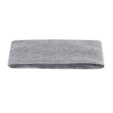 Xinwanna Women Men Headband High Elastic Solid Color Wide Hair Band Breathable Elastic Hair Tie Sports Yoga Fitness Headgear (Grey)