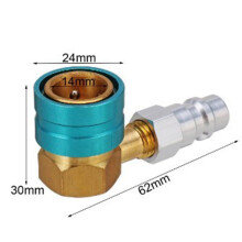 R1234Yf Automotive AC Coupler Kit for R134A Systems