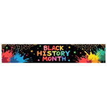 Black History Month Fist Raised Banner Celebration Decoration Poster Event Commemoration Wall Hanging Party Supplies Photography Backdrop