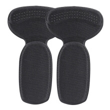 2 in 1 Heel Cushion Pads Anti Slip Oversized Shoes Shoe Pad Shoe Grips Liner Black Color T