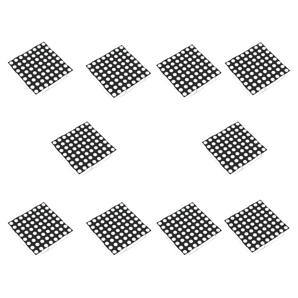 64 Led Dot Matrix Display Compatible With Arduino Max7219 Led Dot Matrix Module, Red 9028731145037
