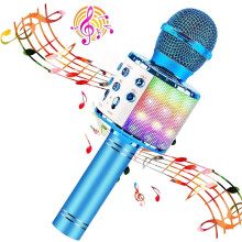 4-in-1 Langaton Lasten Karaoke Mikrofoni Äänenvaihtajalla, Kannettava Käsimikrofoni Kotiin, Syntymäpäivä- Ja Joulujuhliin