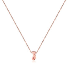 925 sterling zilveren initialenketting, delicate alfabetletterketting met cursieve letters voor dames, monogramketting voor vrouwen