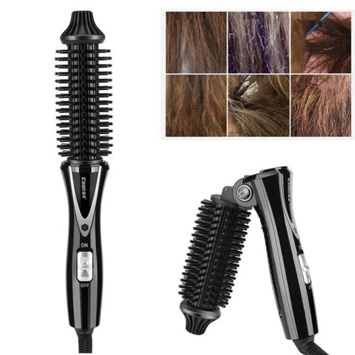 EECOO Professional 2 em 1 Escova Modeladora e Alisadora de Cabelo com Rotação de 360