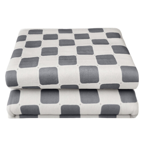 Electric Flannel Blanket Warm Soft Winter Throw