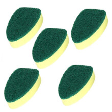 Navulbare sponsborstels voor Dishwand, krasvrije schuursponsjes, 5 stuks, 8,8 x 6,2 cm, compatibel met de handgreep van de Dishwand