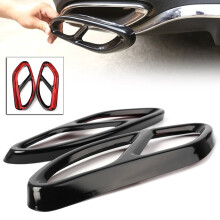 BFY2PCS Pakoputken suojuksen lista Mercedes Benz GLC CE -luokkaan W205C207Coupe