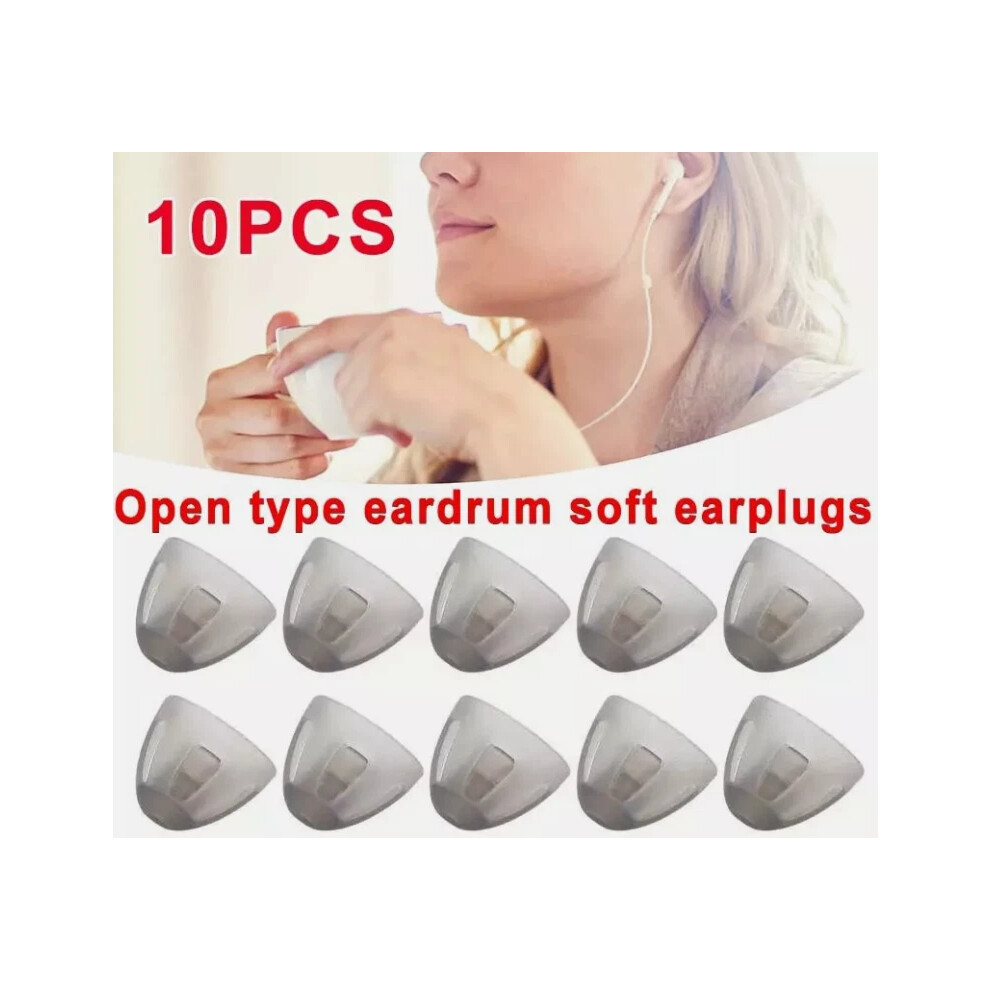 Black (M : 8Mm, 10 Pcs) 10Pcs Universal Hearing Aid Domes Domes Soft Open Domes Layer
