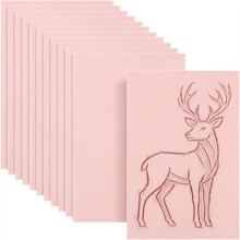12 Blocs de Linoléum en Caoutchouc 4" X 6" pour la Gravure - Kit Complet de Gravure sur Tampon, Idéal pour la Linogravure et le Bricolage