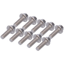 Hochwertige Edelstahl 304 M5 Flansch-Sechskantkopfschrauben Schraubensatz 10-40mm