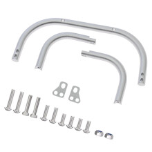 Metal Front Rear Bumper Decoration for SRB Chassis RC Car, Protective Parts for 1/10 Off-Road Buggy Models Rear