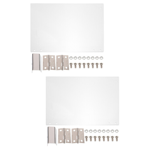 2Stk Popcorn Maschine Schutzpanel Kunststoff Klarglas Baffle 1