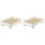 2Stk Badezimmer Tablett Waschtischhalter Dekoratives Holz 4