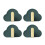4St Plastic Wall Hooks Cloud Adhesief Voor Kleding 8