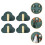 4St Plastic Wall Hooks Cloud Adhesief Voor Kleding 10