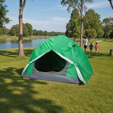 Garden Sanctuary Detachable Top Cover 2-Person Camping Tent, Green