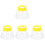 4Pièces Boîte Loupe Jaune Durable Pour Observation Insectes 2