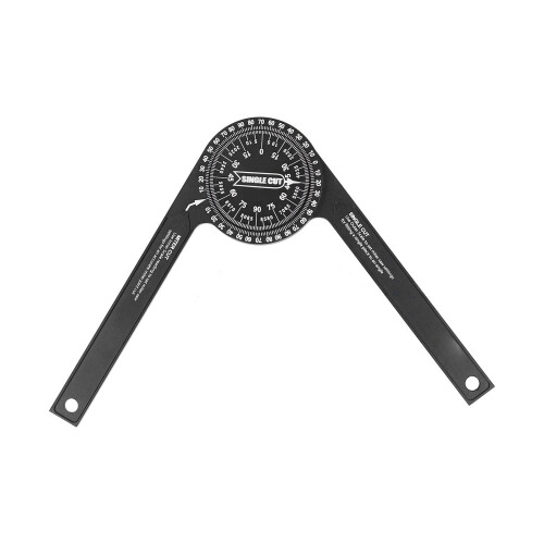 Aluminiumlegierung Kappsäge-Protraktor-Messgerät, 360 Winkelmesser