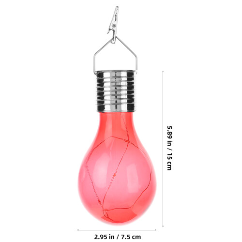 2 Count Solar Camping Light Long-Lasting Led Bulb 1