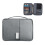Grey Travel Passport Case Durable Document Organizer Pouch 10