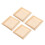4er-pack 3d-puzzle-sortierbehälter aus holz, langlebig 5