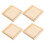4er-pack 3d-puzzle-sortierbehälter aus holz, langlebig 6