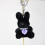 Pearl Beaded Heart Keychain for Girls 4