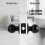 Black Entry Door Lockset Knobs w/ Key, 1 Pack – Compatible with Standard Doors 3