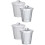 4Pcs Assorted Color Iron Small Trash Cans Tiny Desktop Garbage Bins 5